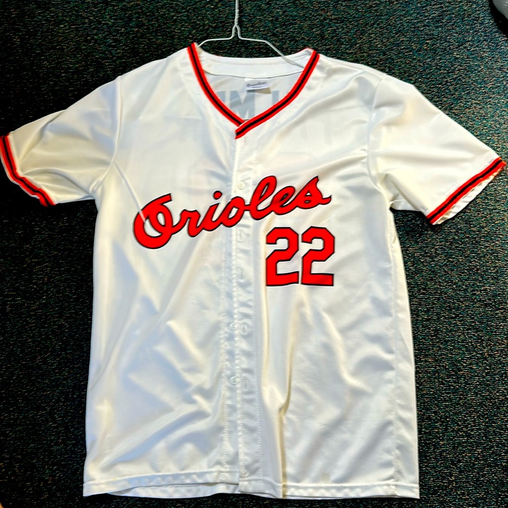 Orioles throwback Jim Palmer 22 jersey (giveaway promo) Medium